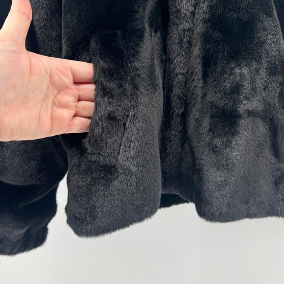 Apparis Chelsea Hooded Faux Fur Coat Womens XS NWT Zip Up Jacket Extra Small - Picture 4 of 10